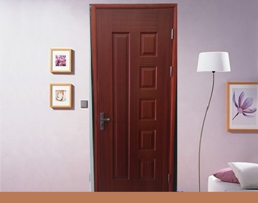 CỬA HDF VENEER - DT 6B - XOAN ĐÀO ĐẬM