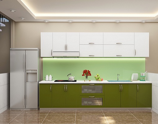 TỦ GỖ BẾP CÔNG NGHIỆP 02